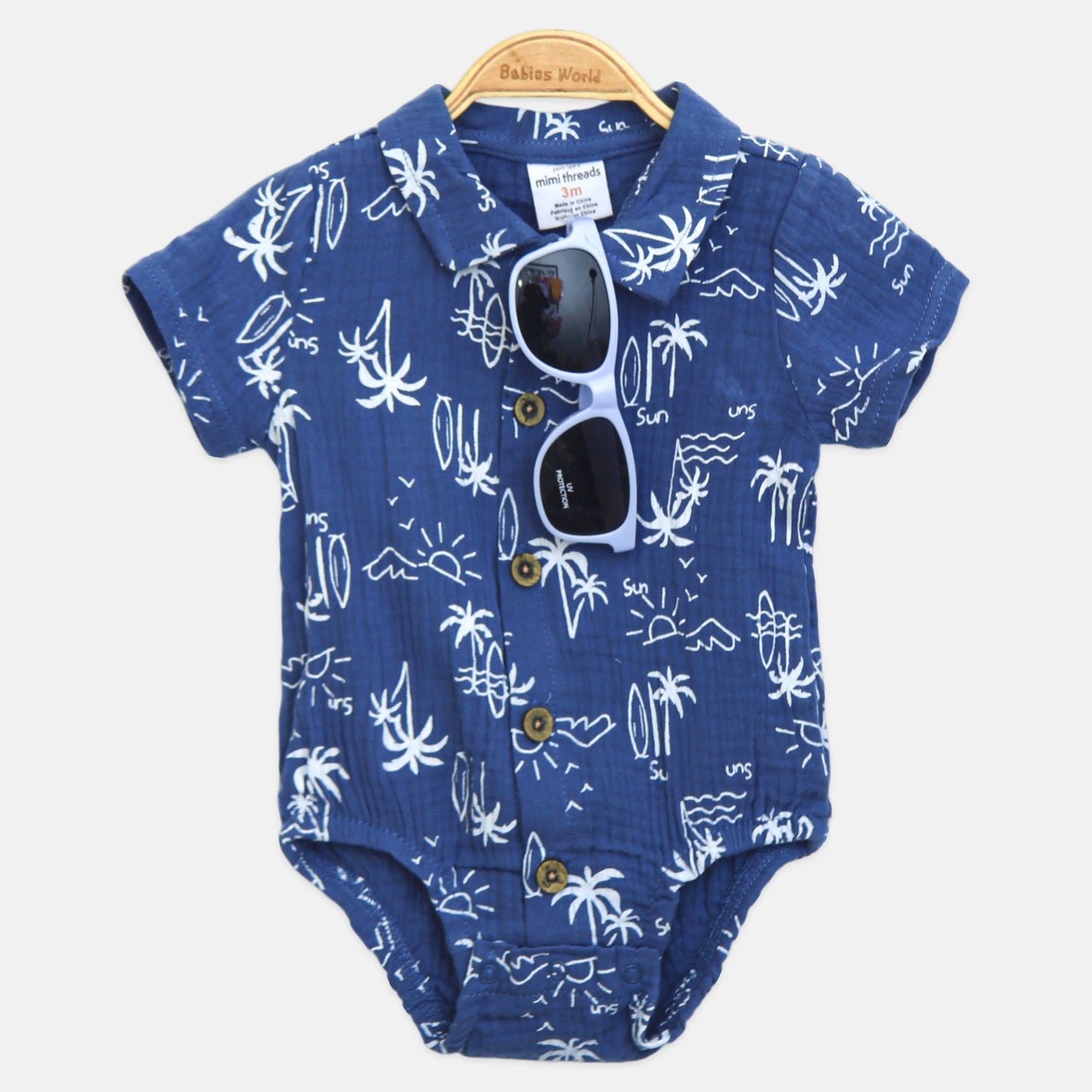 3-Piece Navy Island Set