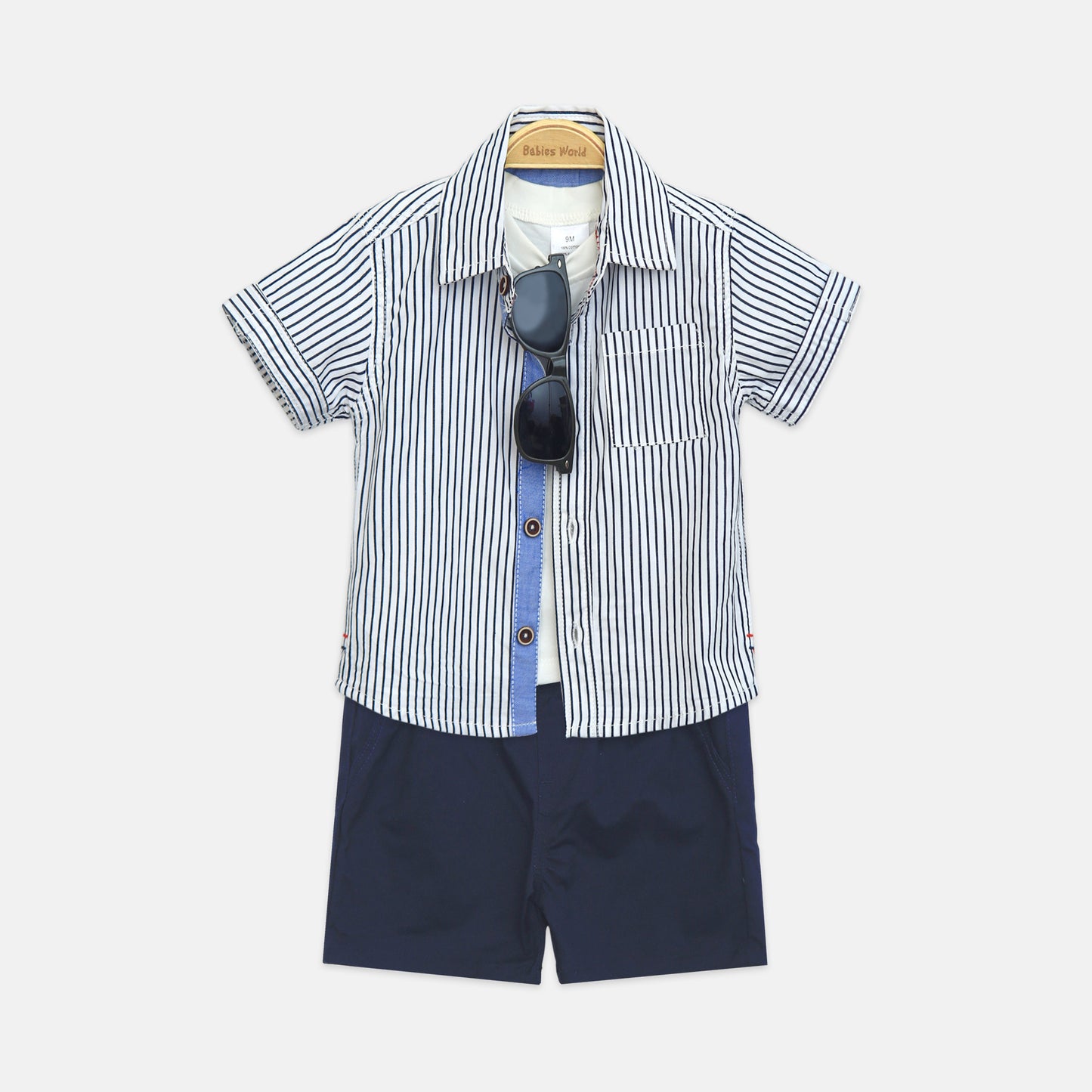 4-Piece Monochrome Checkered Set