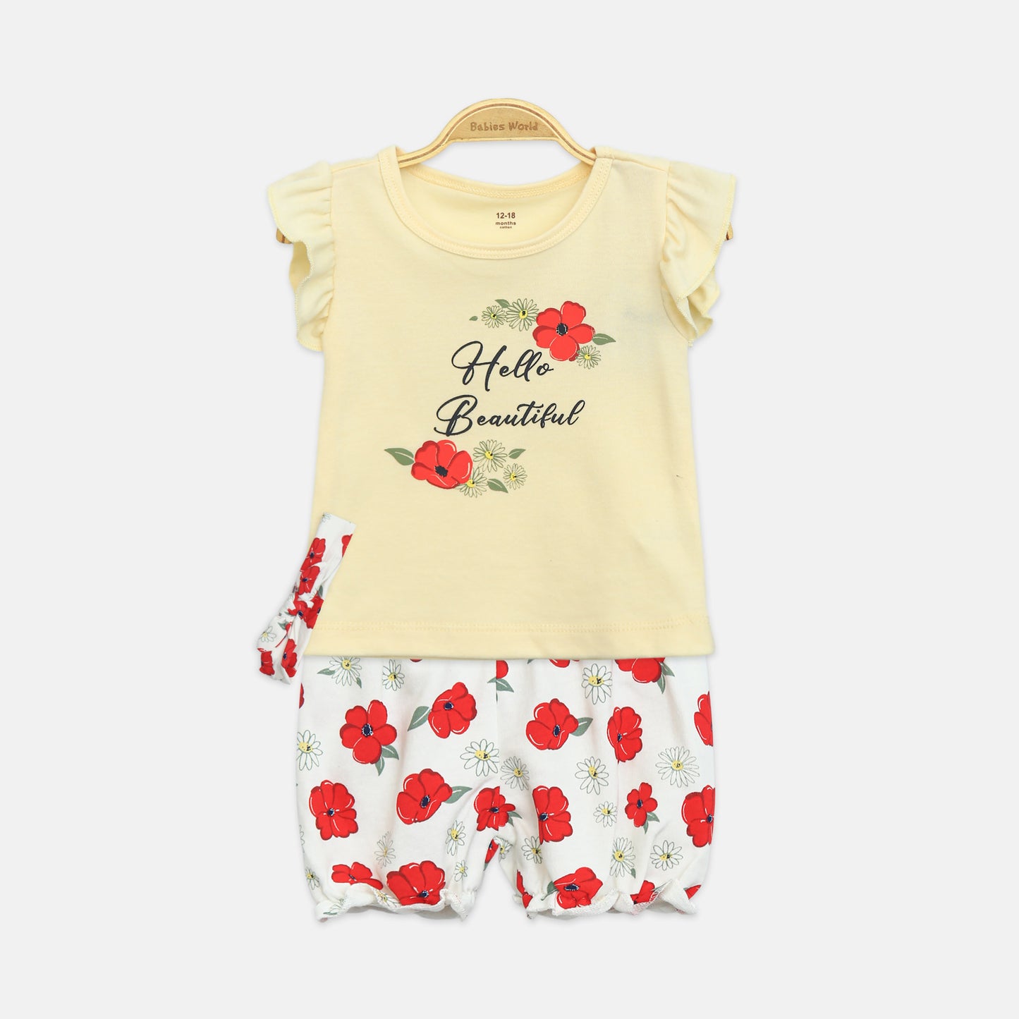 3-Piece Floral Skirt Set