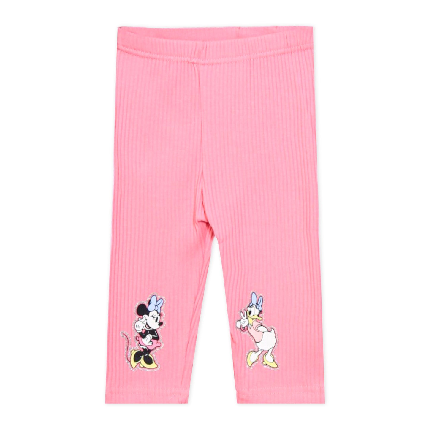 MINNIE AND DAISY PINK RIBBED SUIT