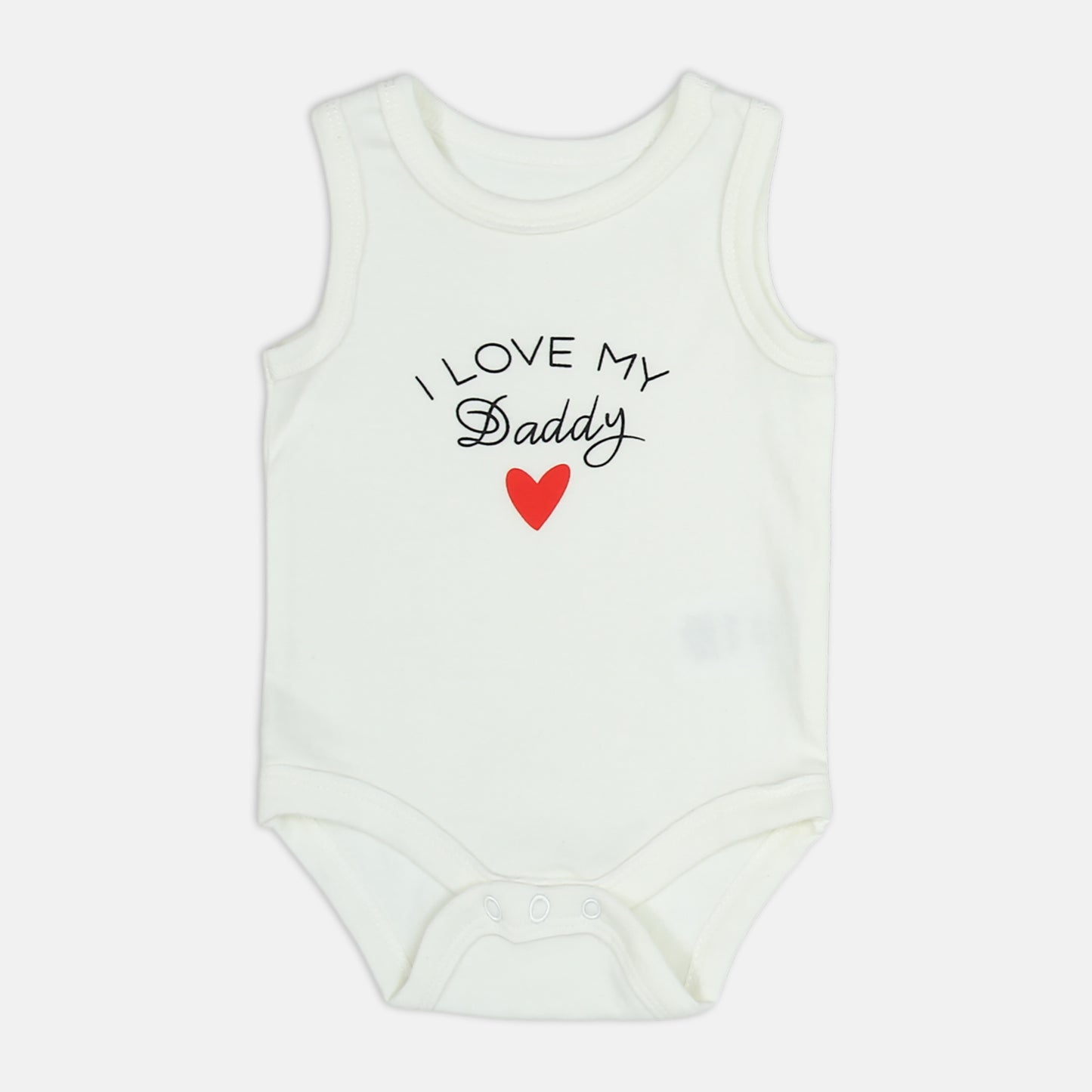 "I Love Mommy/Daddy" 3-Piece Sleeveless Set