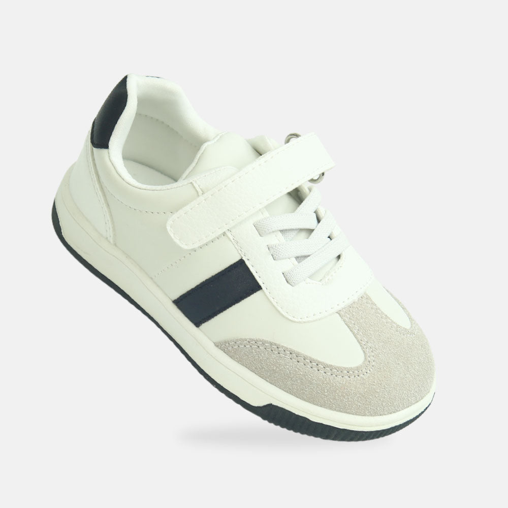 Boy Canvas White Sneakers