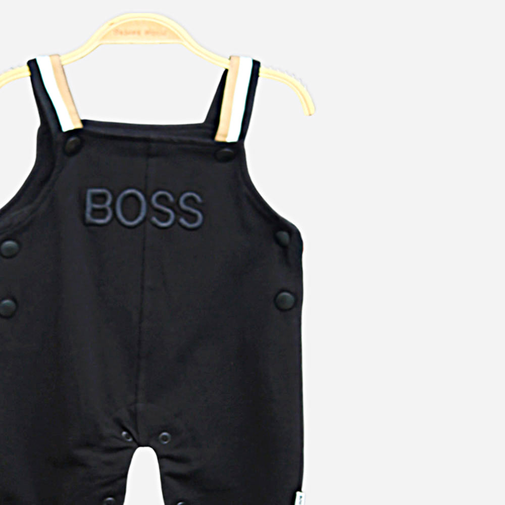 Boys' Black Dungaree