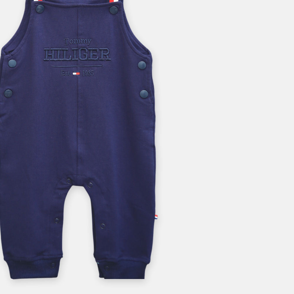 Boys Navy Blue Dungaree