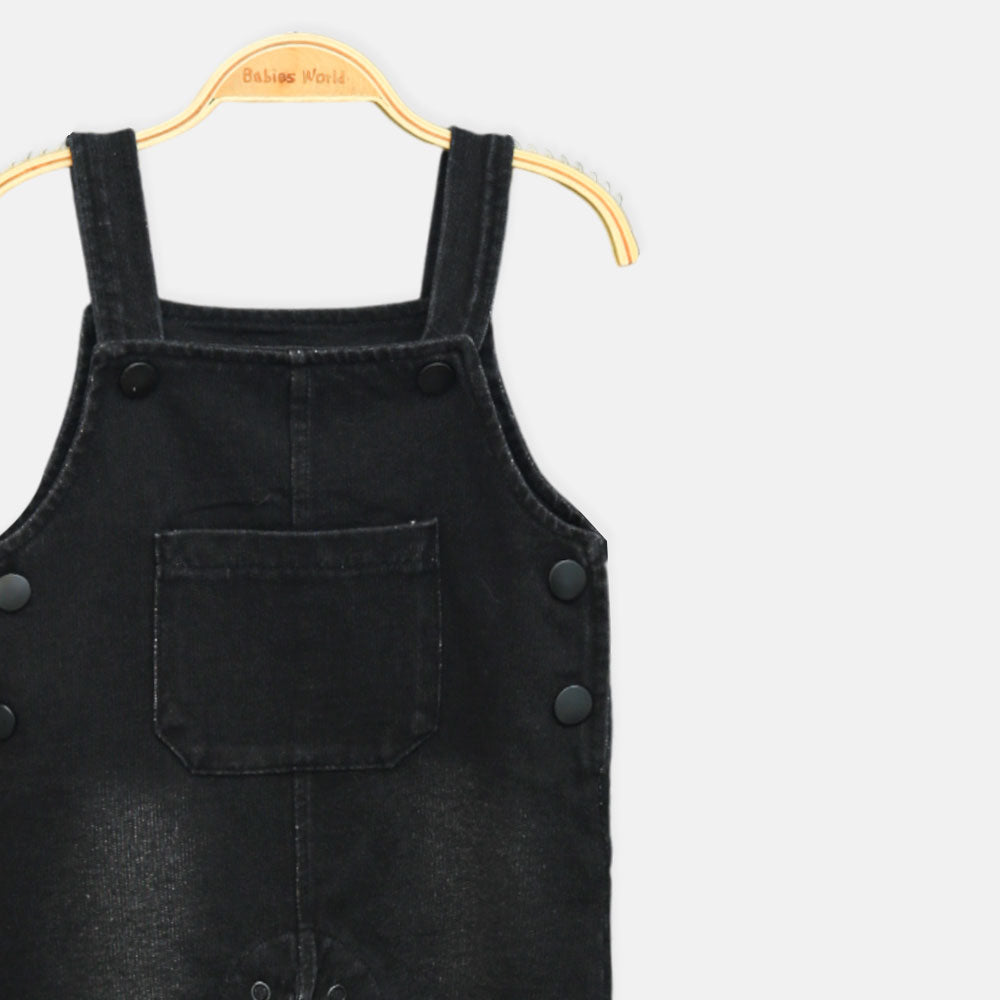Boys' Black Dungaree