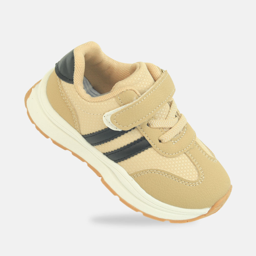 Boy Neutral Velcro Sneakers