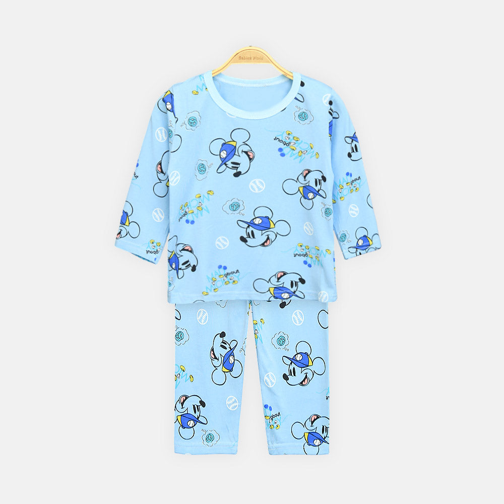 Boy Lightning Mcqueen Purple Nightsuit