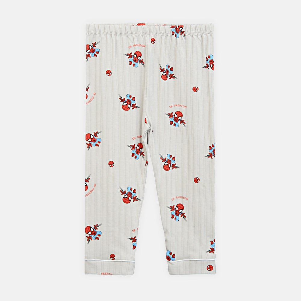 Boys' Spider-Man Striped Nightsuit
