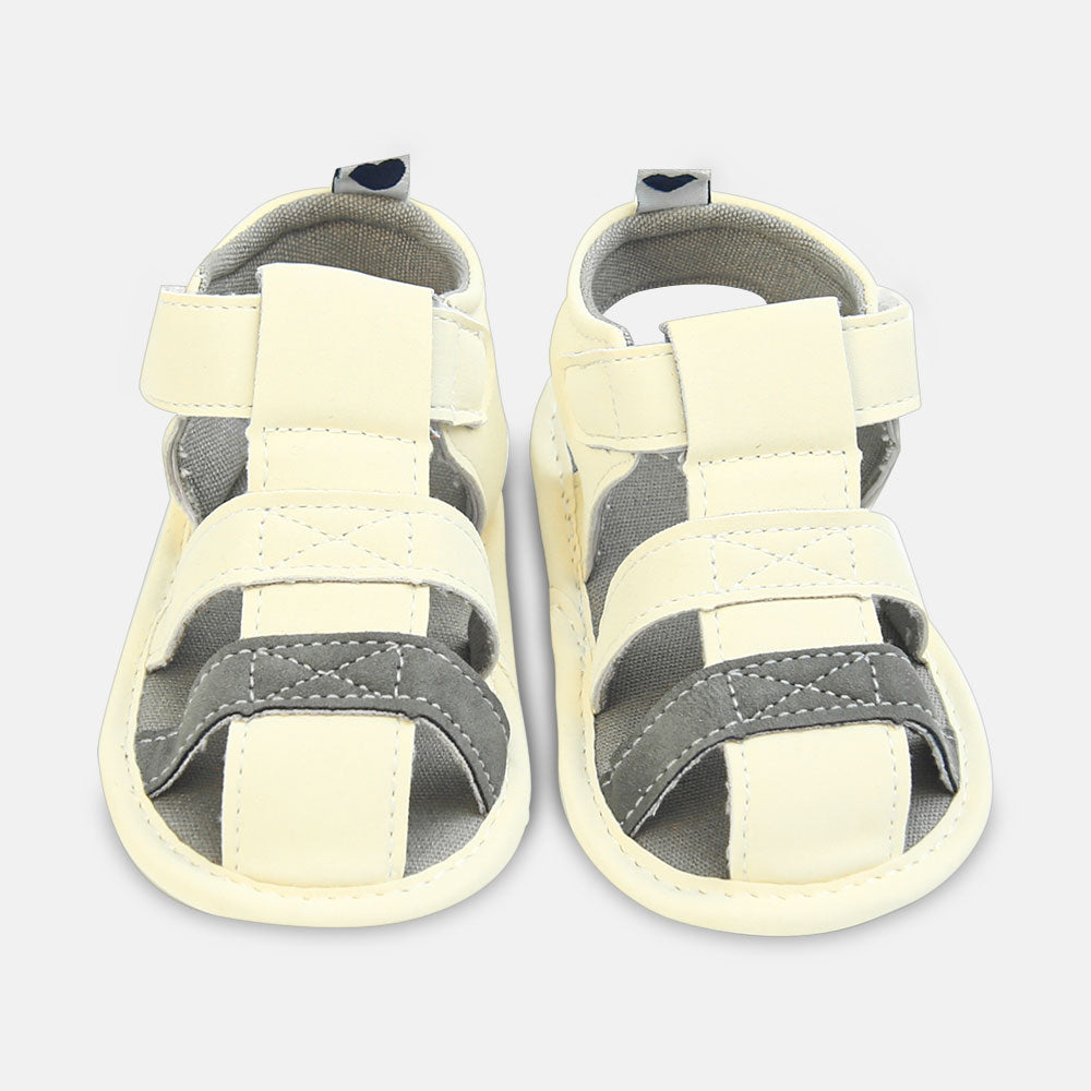 Boy Pre Walker Sporty Grey & White Mini Sandals
