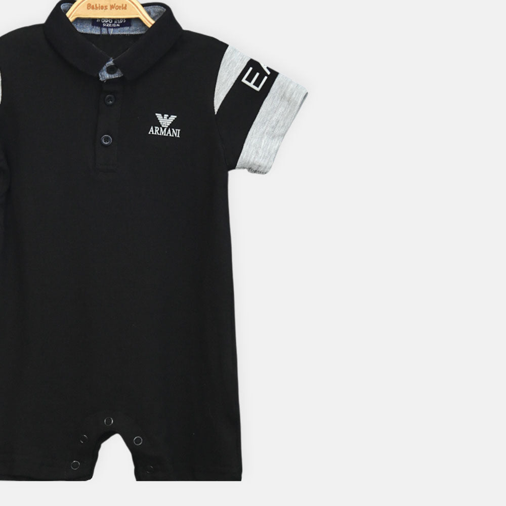 Black Armani Boy Romper