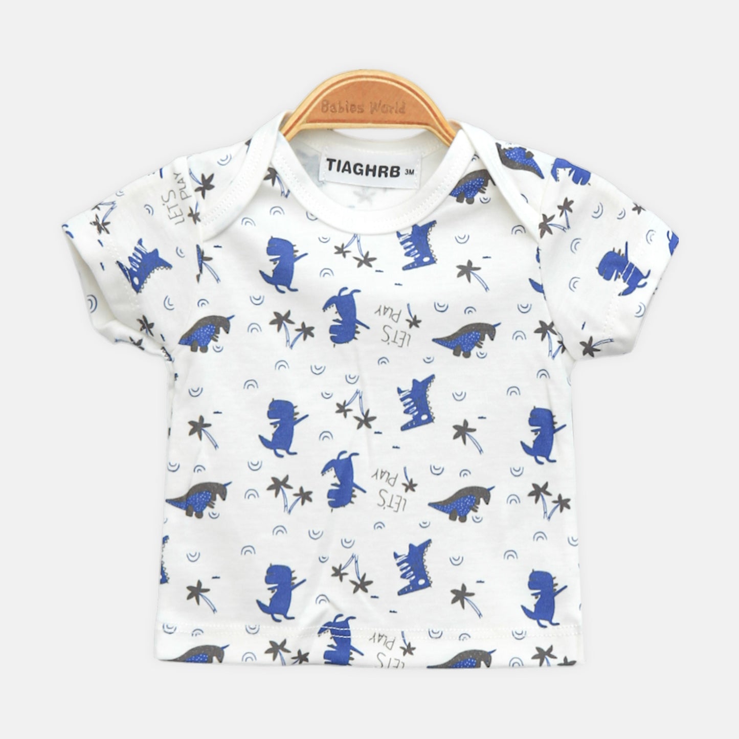 Dino Overall Romper Set