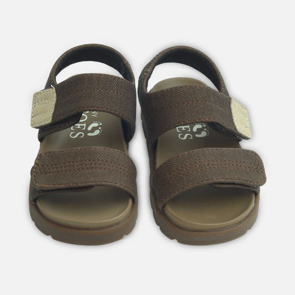 Boy Sandal Cozy Brown