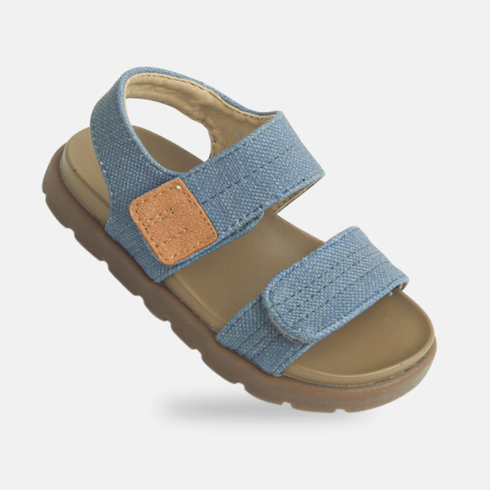 Boys Double-Strap Denim Sandals