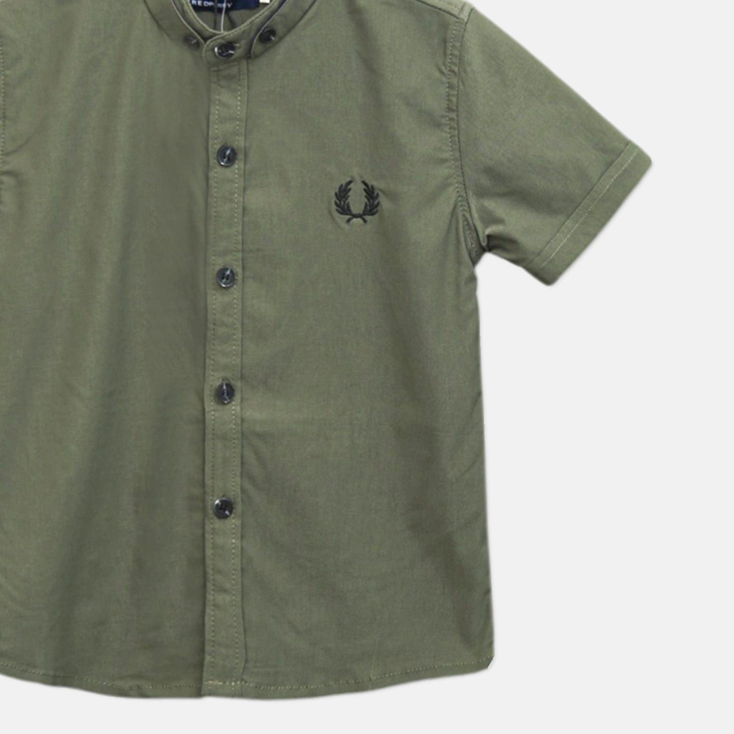 Dark Olive Stretch Contrast Polo