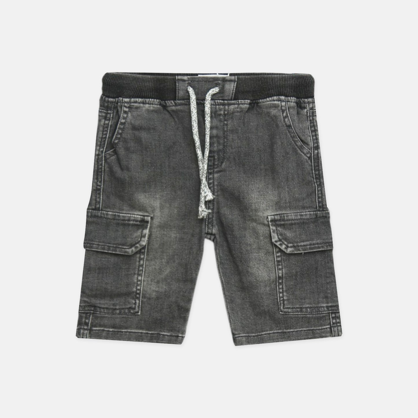 Denim Grey Cargo Shorts