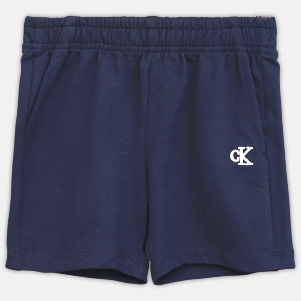 Boy Cozy Navy Blue Shorts