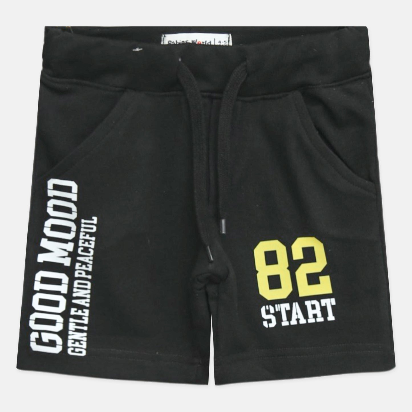 Black Graphic Short