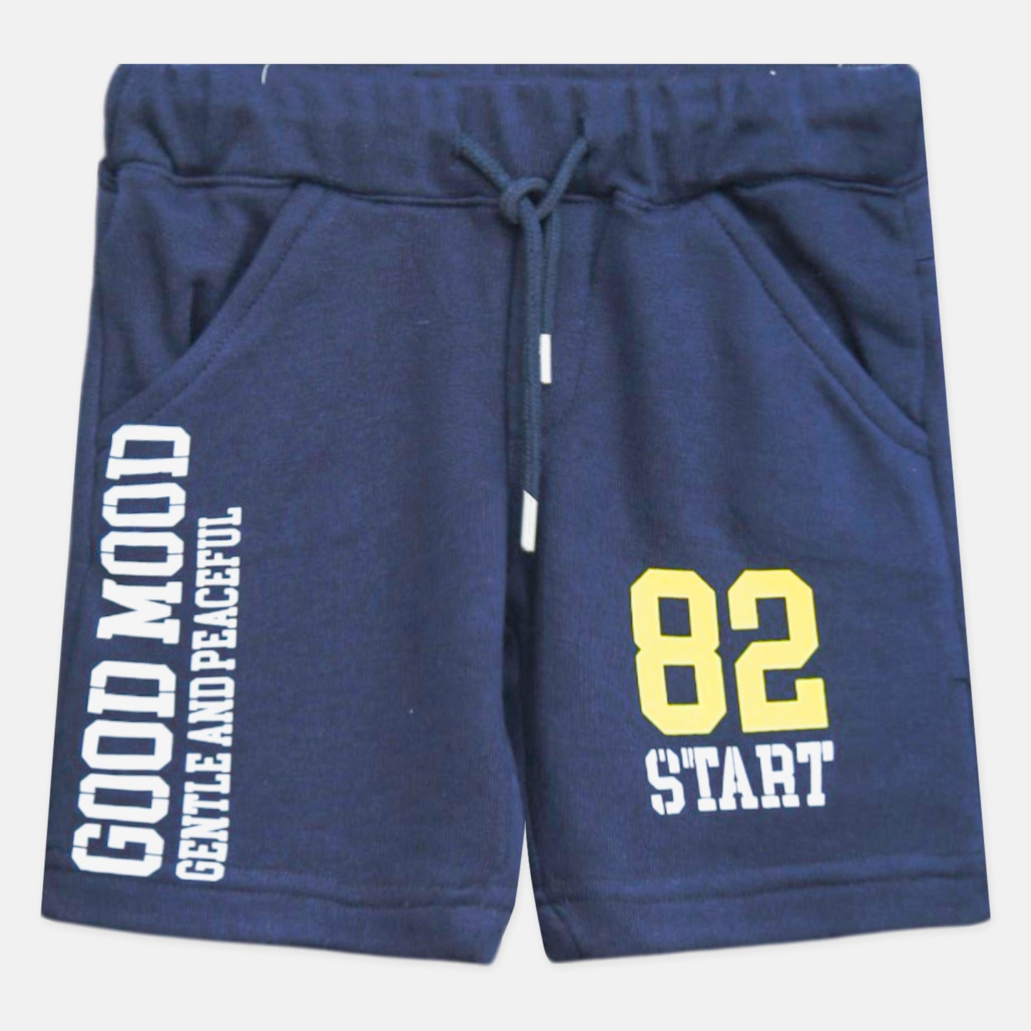 Blue Graphic Short