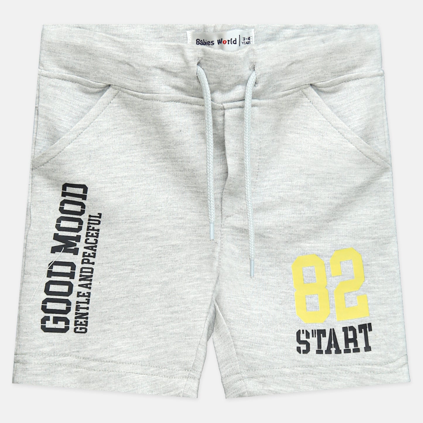 Grey Graphic Short