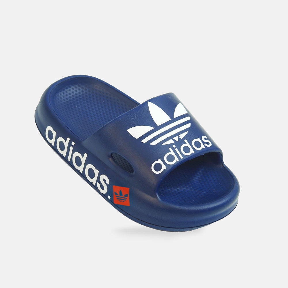 Boy Navy Adidas Slides