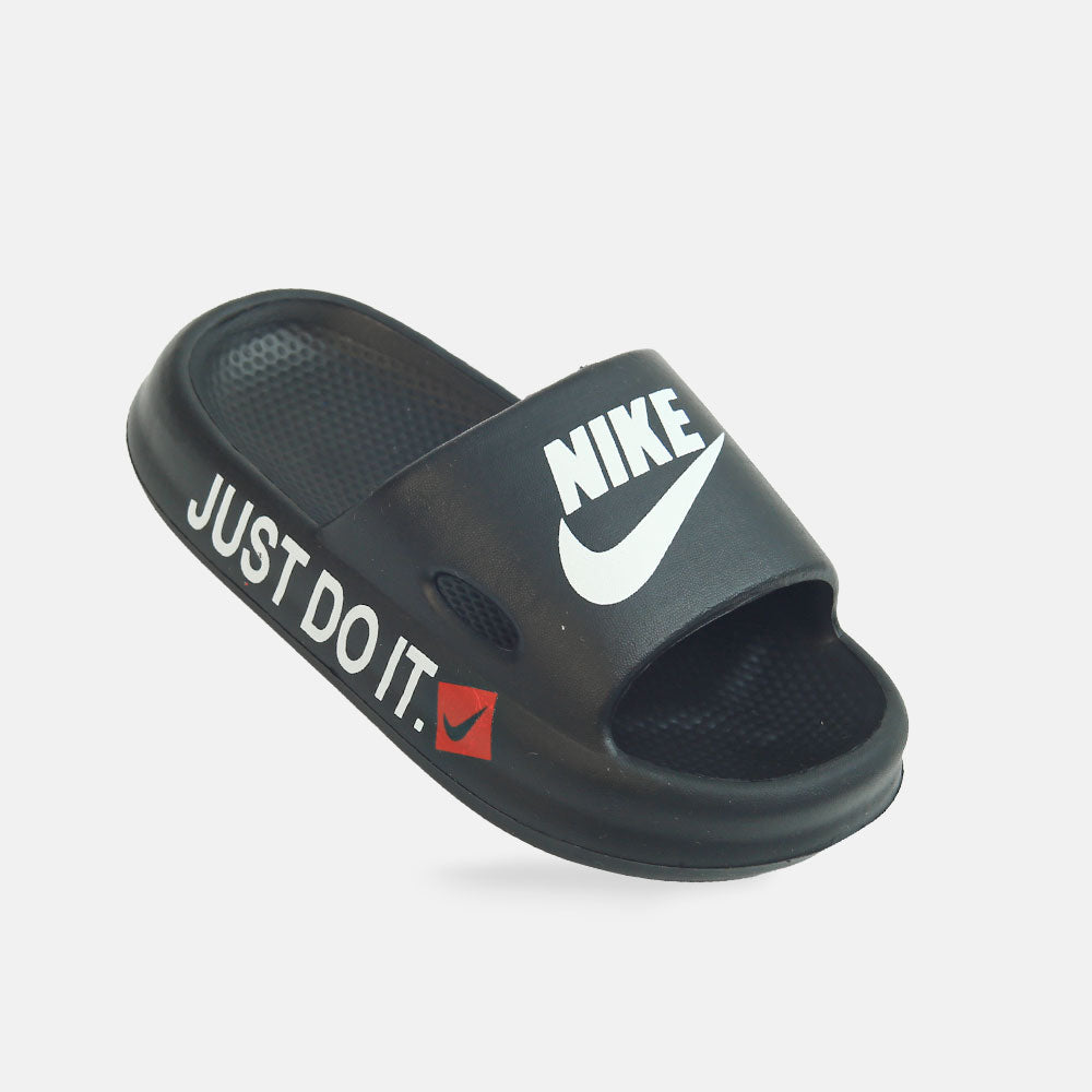 Boy Nike Classic Black Slides