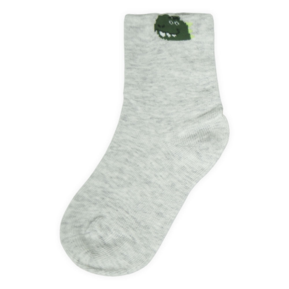 Dinosaur Dreams Grey Boy Socks
