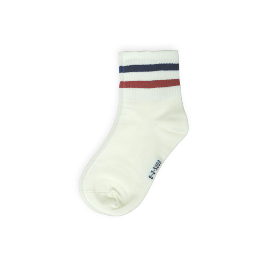 Little Sporty Stripe Boy Socks