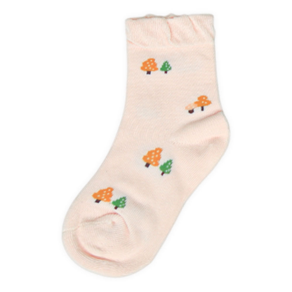 Tiny Trees Girl Socks