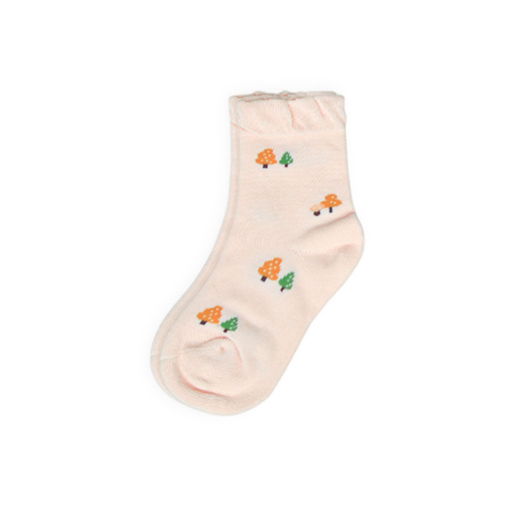 Tiny Trees Girl Socks
