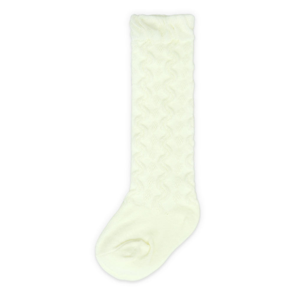 Creamy Waves Girl Socks