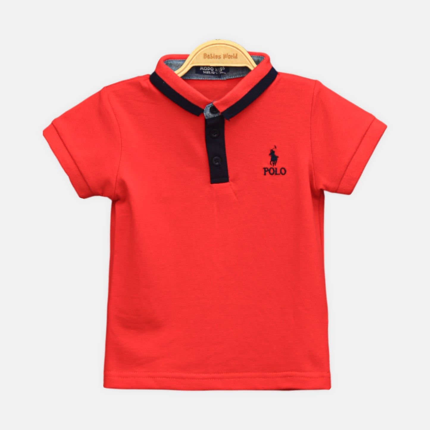 Red Polo Boy Suit – 2 Piece Set