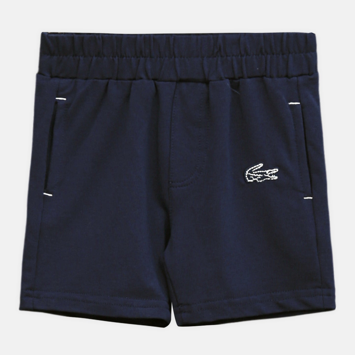 White Lacoste Boy Suit – 2 Piece Set