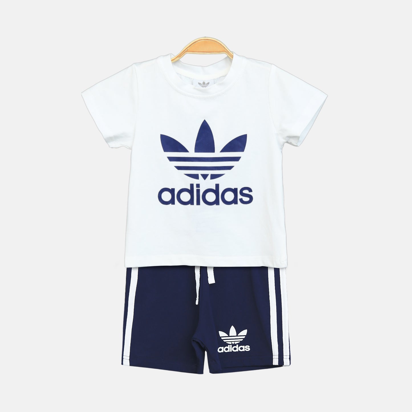 White Adidas Boy Suit – 2 Piece Set