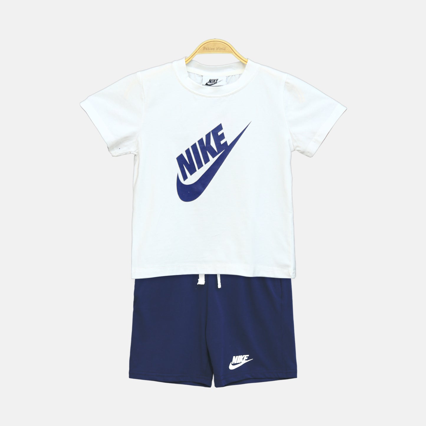 White Nike Boy Suit – 2 Piece Set