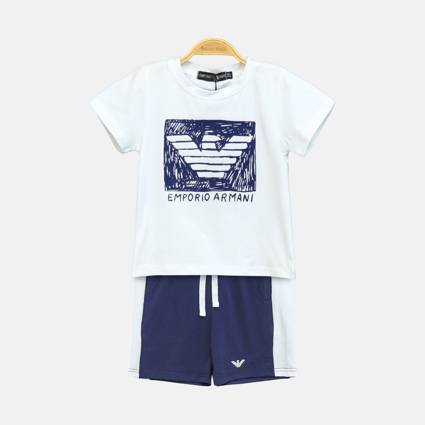 White Armani Boy Suit – 2 Piece Set