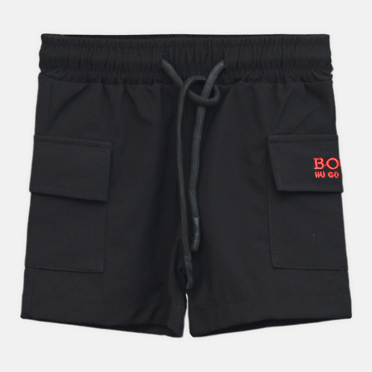 Boss Red & Black Cotton Boy Suit – 2 Piece Set
