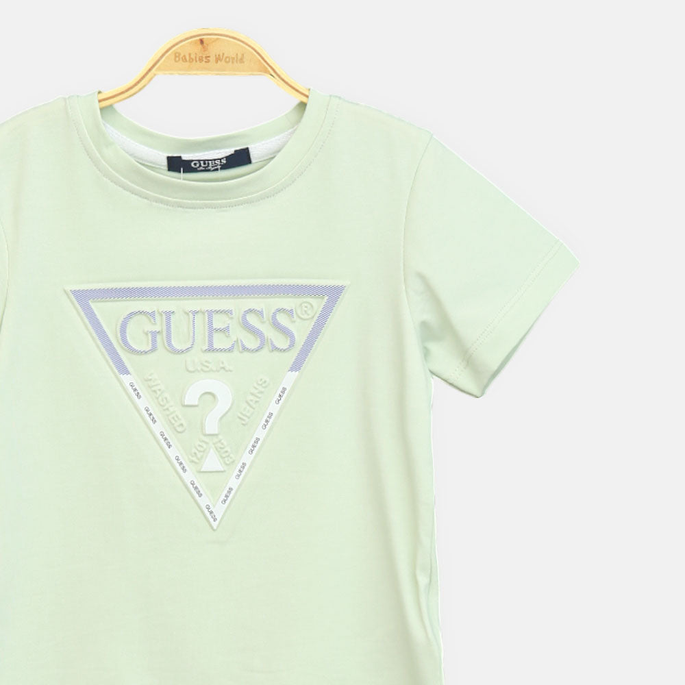 Boy T-shirt Guess Green