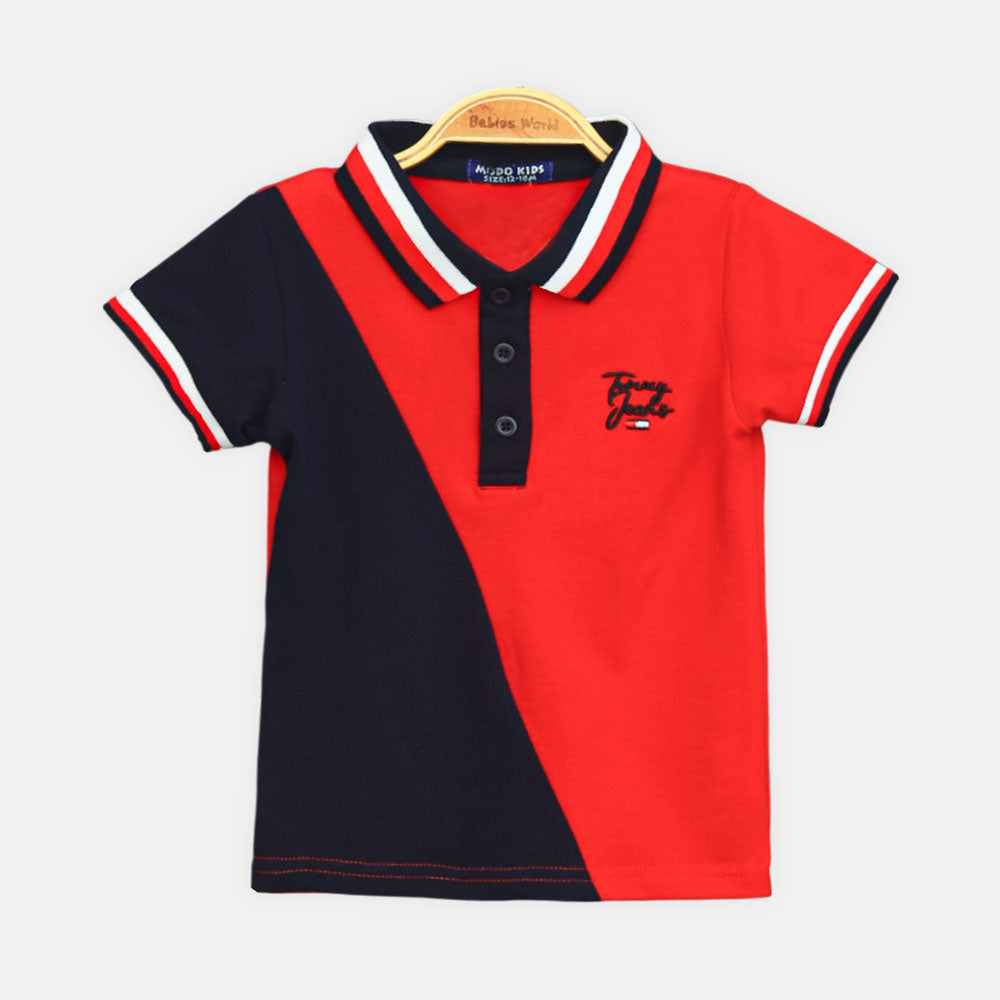 Boy T-shirt Red & Black
