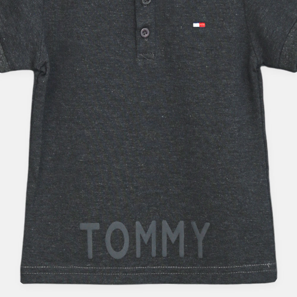 Boy T-shirt Boss Grey Smart Polo