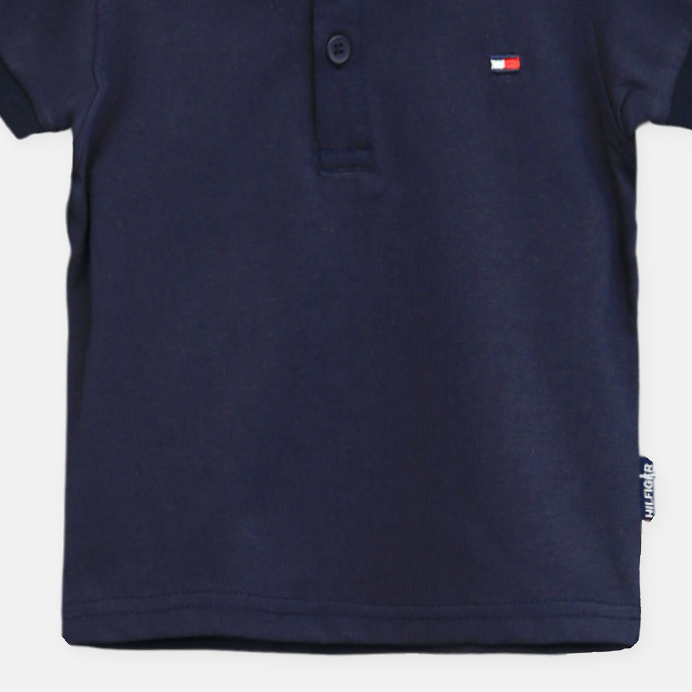 Boy T-shirt Tommy Hilfiger Navy Piqué Polo