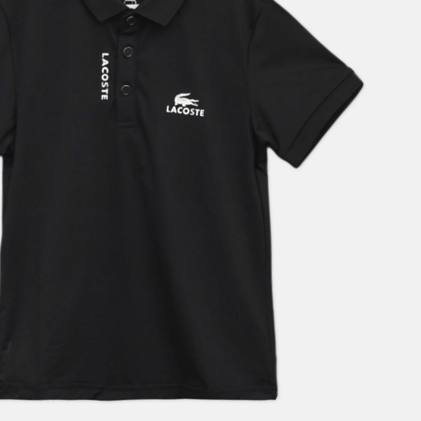 Boys Premium Charcoal Navy Polo