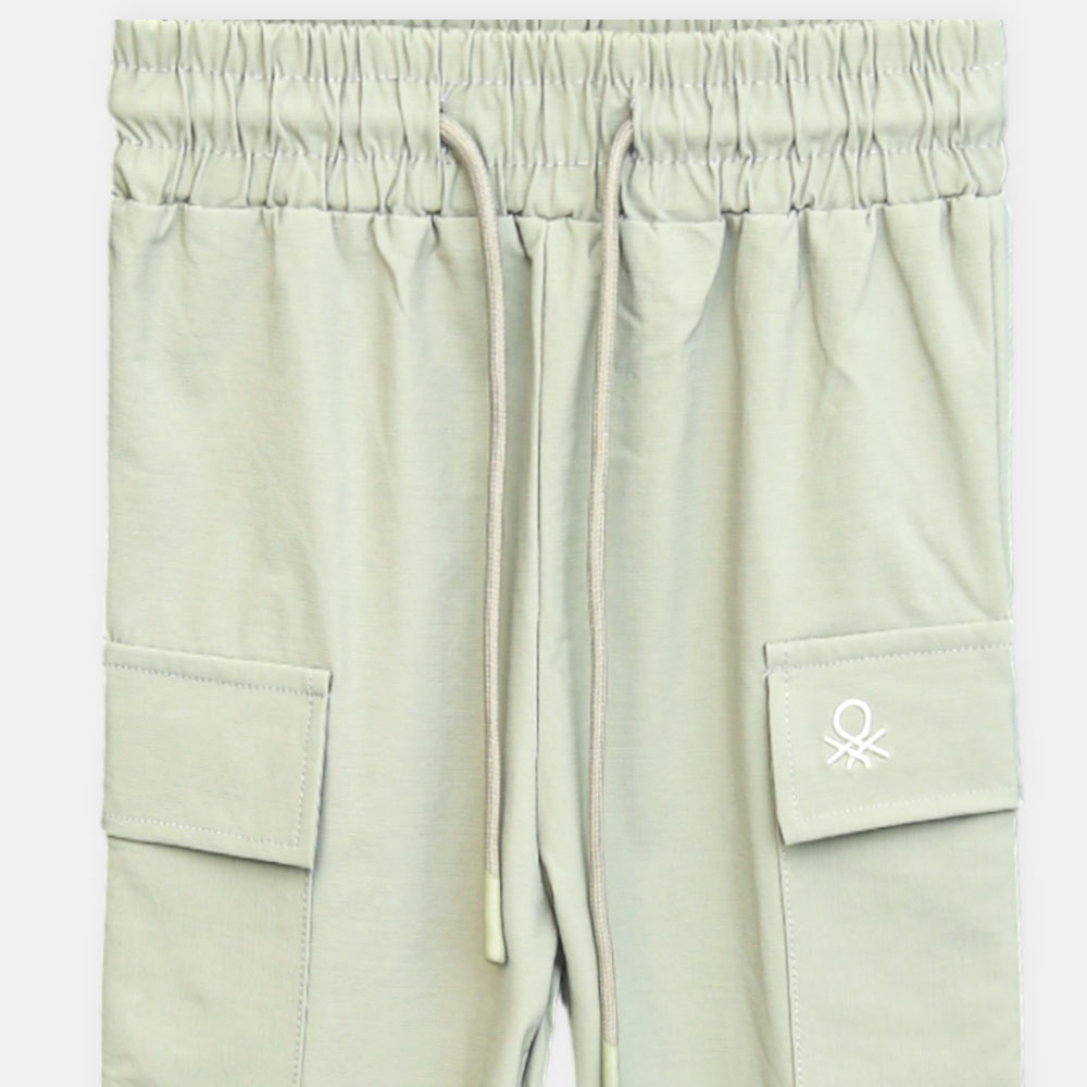 Boy Sage Green Cargo Pant