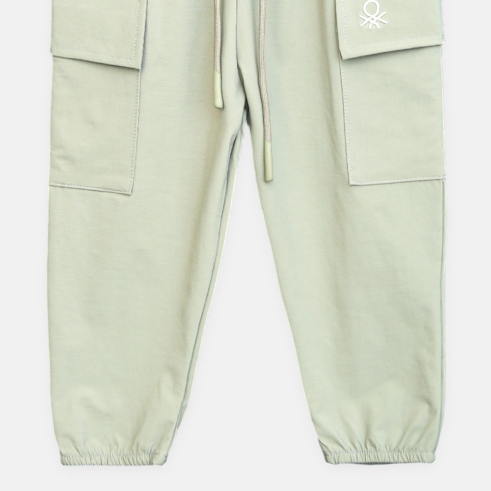 Boy Sage Green Cargo Pant