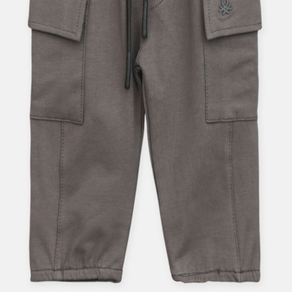 Boy Dark Brown Utility Pant