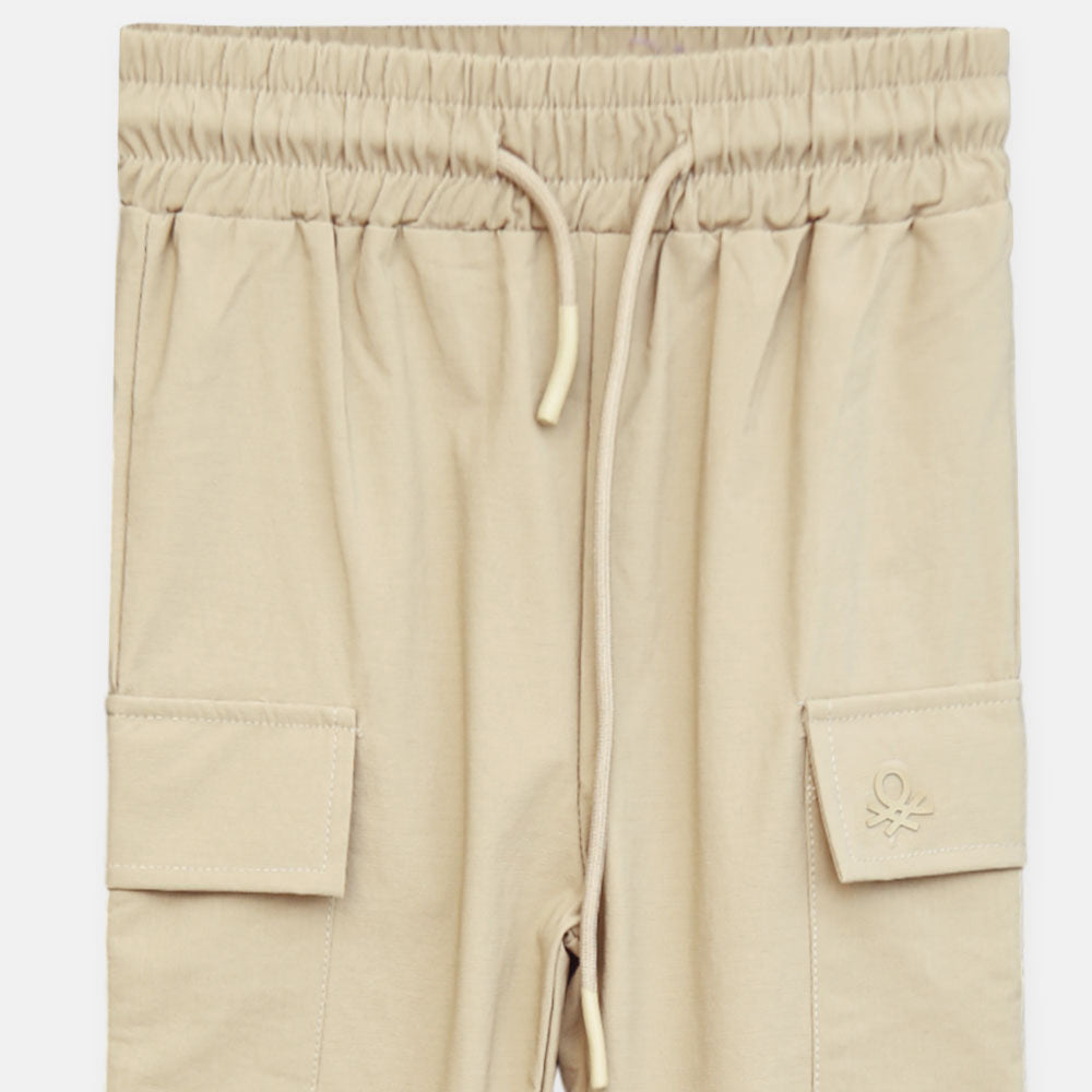 Boy Beige Utility Pant