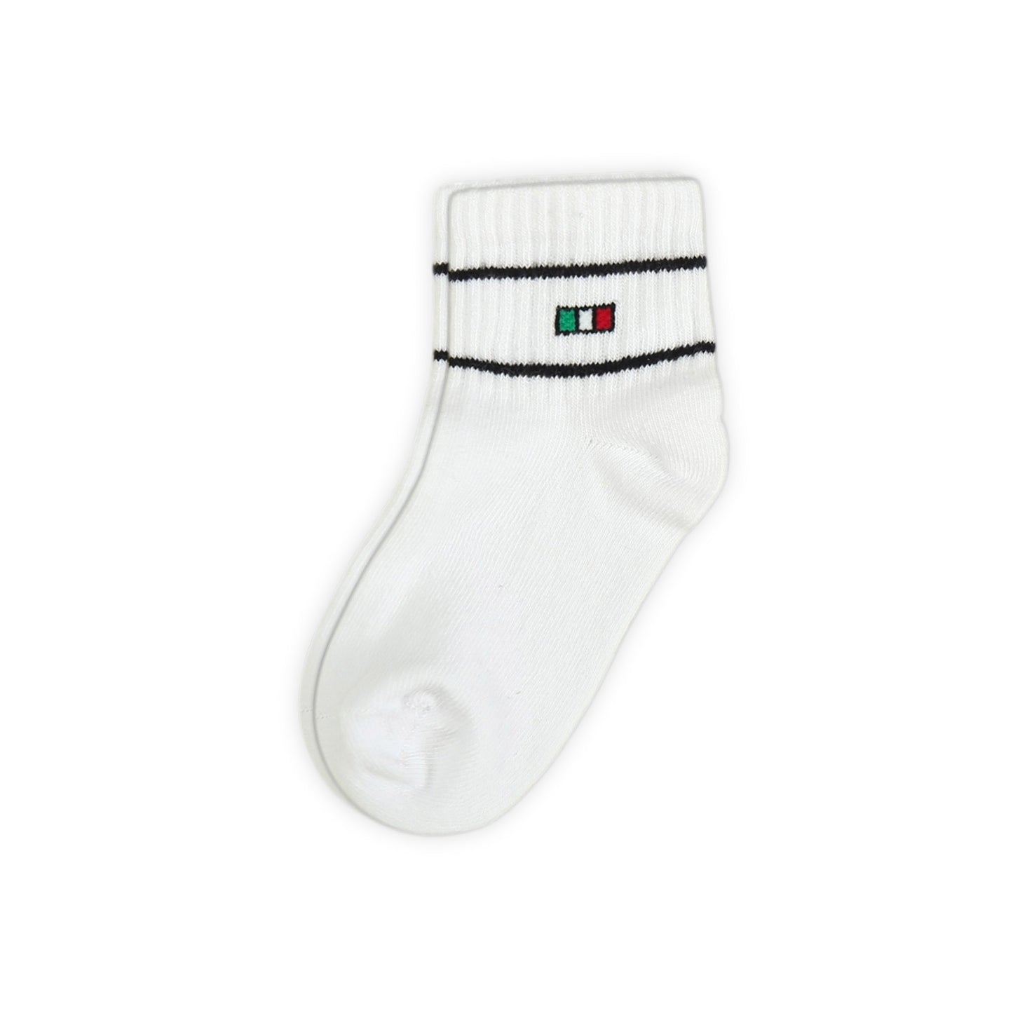WHITE ANKLE BOY SOCKS