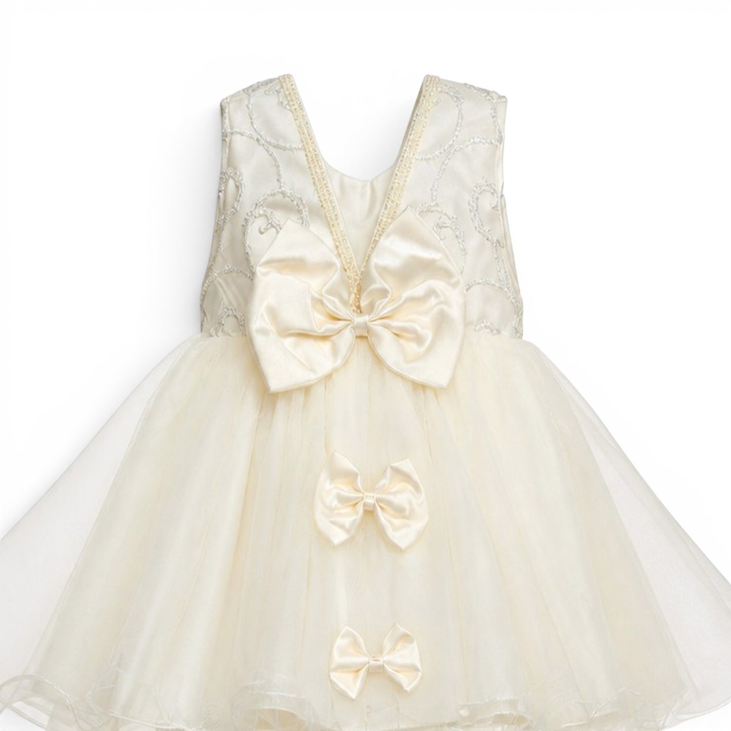 WHITE EMBROIDERED BABY GIRL FANCY FROCK GIFT SET
