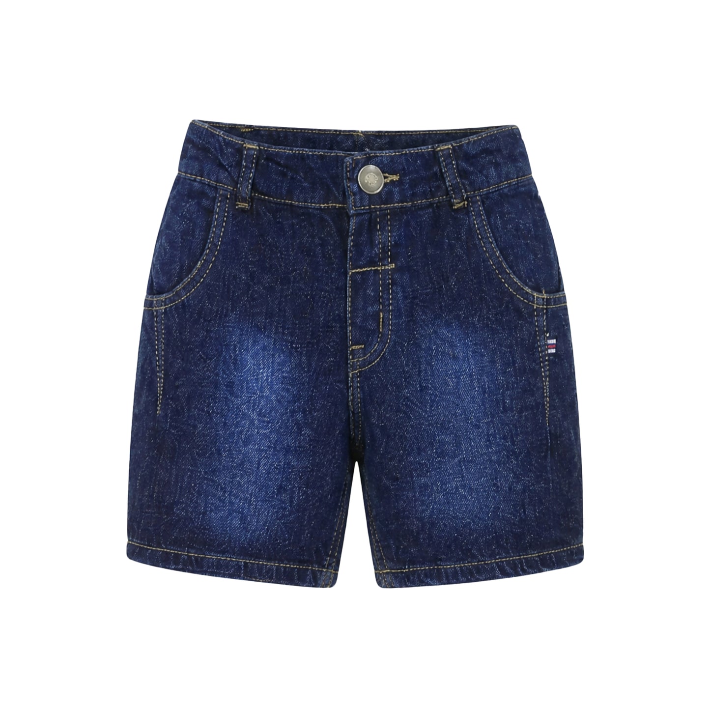 BOY LIGHT WASH CARGO SHORT BERMUDA