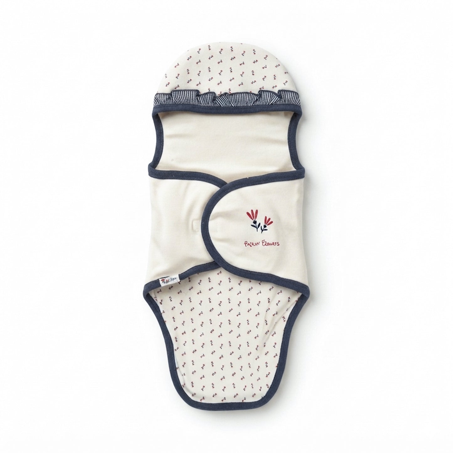 SOFT BREATHABLE FLORAL SWADDLE WRAP
