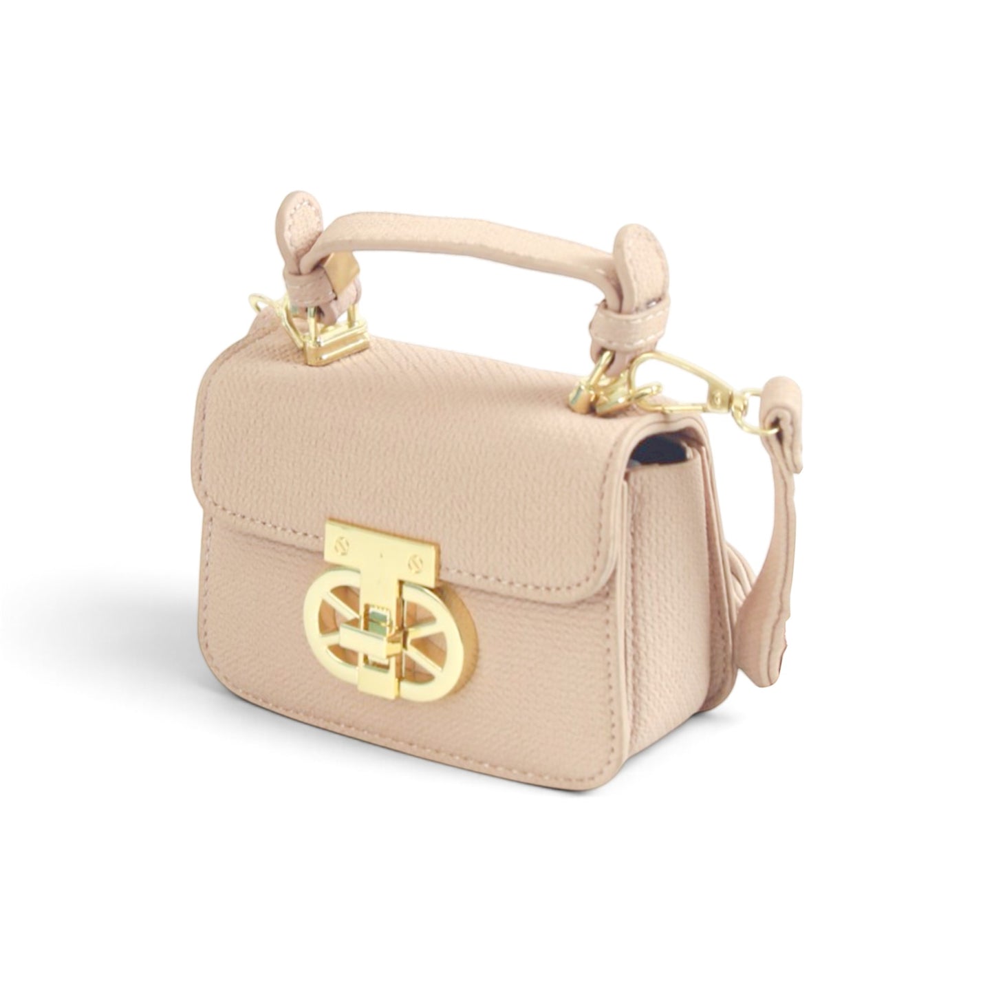 Chic Pink Top-Handle Mini Bag